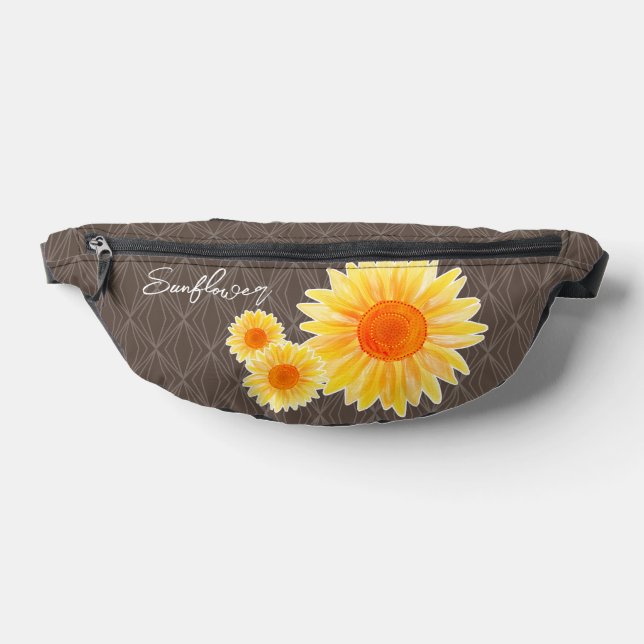 Sonnenblumenbraun Bauchtasche (Ablage )