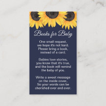 Sonnenblumenbücher Baby Neutral Navy Babydusche En