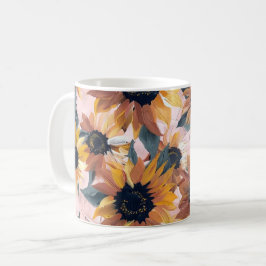Sonnenblumendesign Kaffeetasse