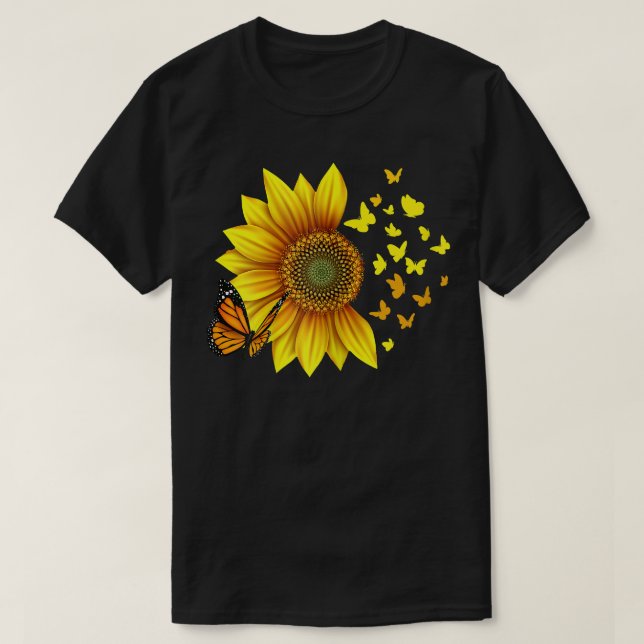 Sonnenblumendesign T-Shirt (Design vorne)