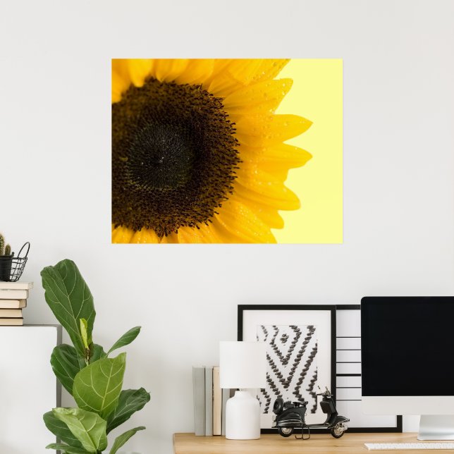Sonnenblumendruck Poster (Heimbüro)