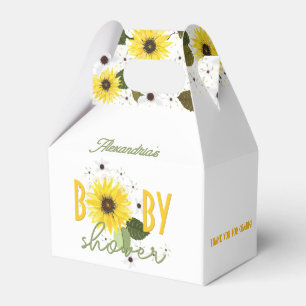 Sonnenblumendusche Geschenkschachtel
