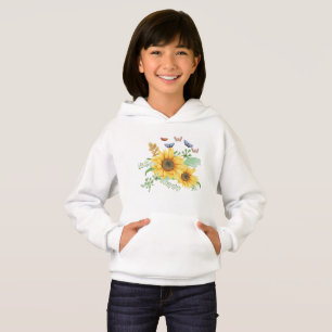 Sonnenblumenfeder Hoodie