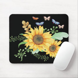 Sonnenblumenfeder Mousepad