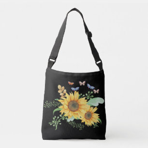 Sonnenblumenfeder Tragetaschen Mit Langen Trägern