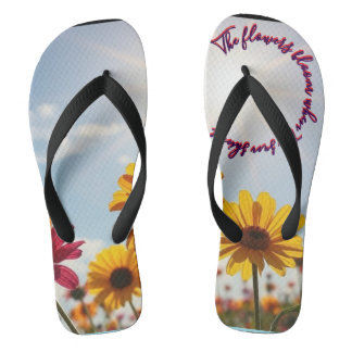 Sonnenblumenfeld Digitale Kunst – Inspirierender S Flip Flops