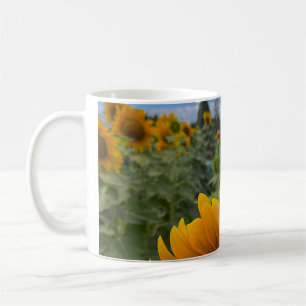 Sonnenblumenfeld Kaffeetasse