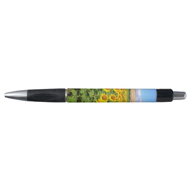 Sonnenblumenfeld Kugelschreiber (Vorderseite)