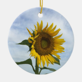 Sonnenblumenfeld-Ornament Keramik Ornament