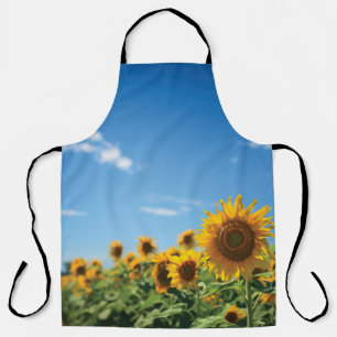 Sonnenblumenfeld Schürze