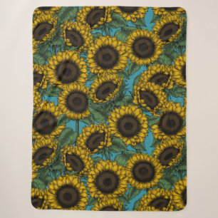 Sonnenblumenfeld Sherpadecke