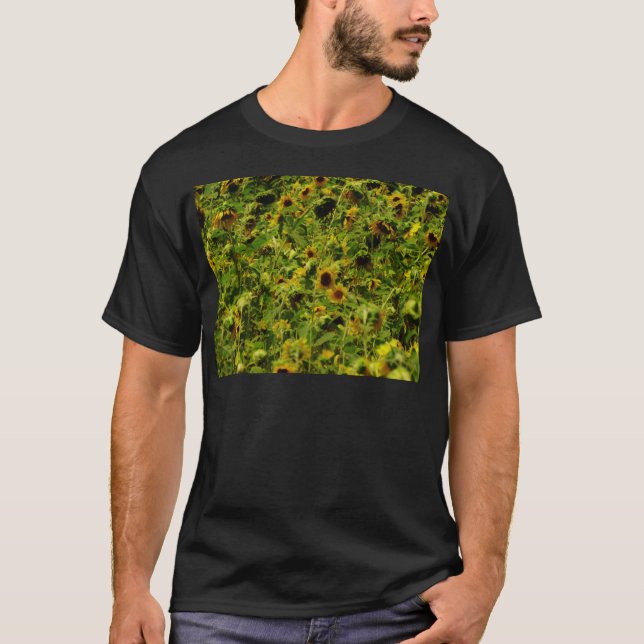 Sonnenblumenfeld T-Shirt (Vorderseite)