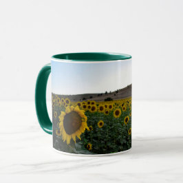 Sonnenblumenfeld Tasse