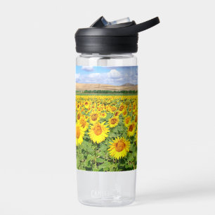 Sonnenblumenfeld Trinkflasche