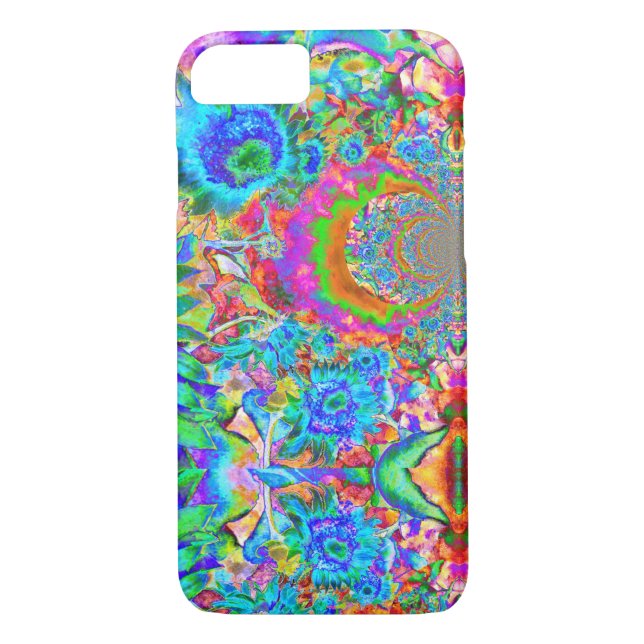 Sonnenblumenfelder für immer - blau Case-Mate iPhone hülle (Rückseite)