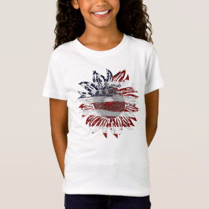 Sonnenblumenflagge T-Shirt