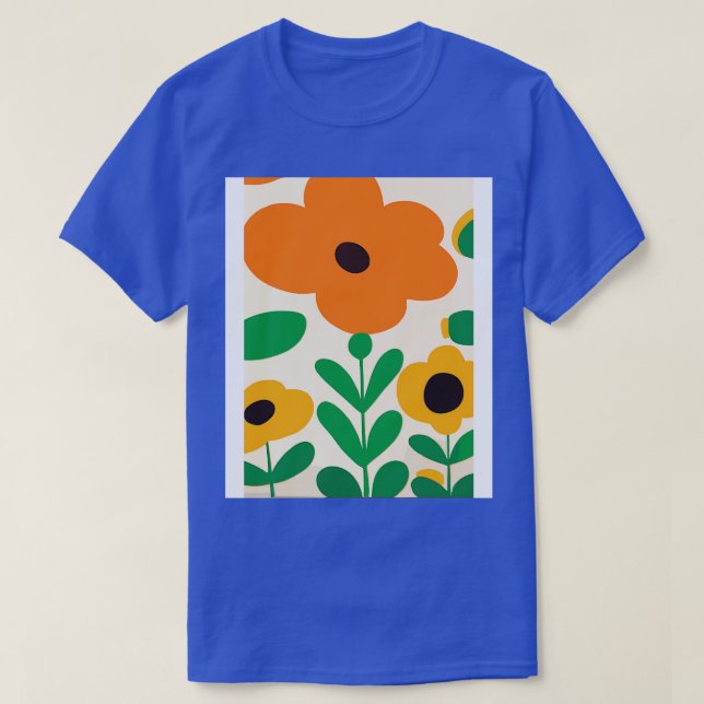 Sonnenblumenformen 1 T-Shirt (Design vorne)