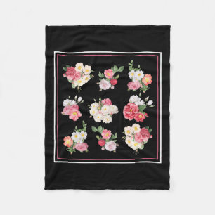 Sonnenblumengarten Fleecedecke