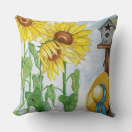 Sonnenblumengarten Kissen