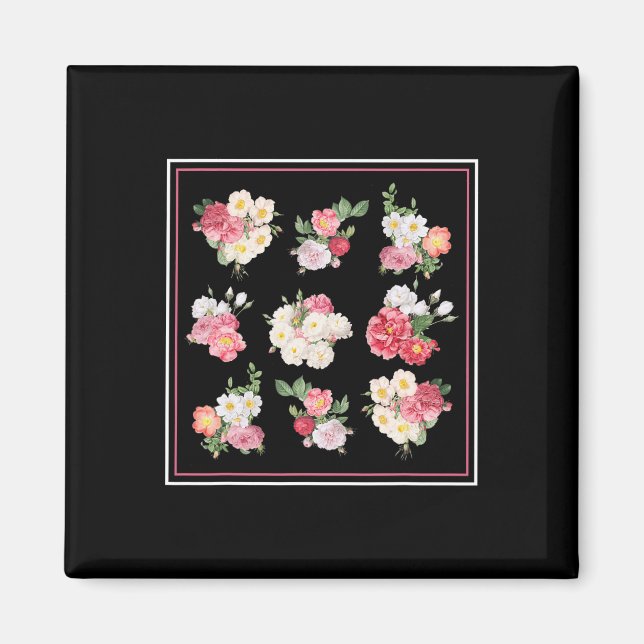 Sonnenblumengarten Magnet (Vorne)