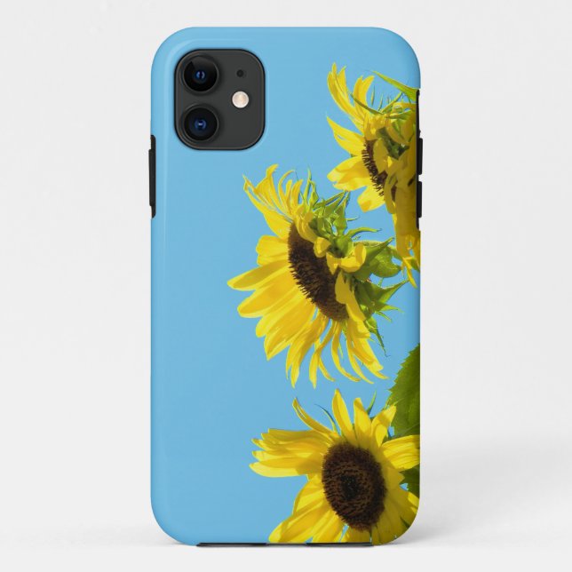 Sonnenblumengehäuse Case-Mate iPhone Hülle (Rückseite)