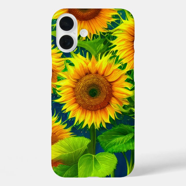 Sonnenblumengehäuse Case-Mate iPhone Hülle (Rückseite)