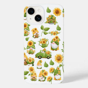 Sonnenblumengehäuse Gnome Spring Case-Mate iPhone 14 Hülle