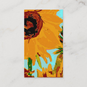 Sonnenblumengeschäft/Visitenkarte Visitenkarte