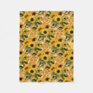 Sonnenblumengeschenke Mach es wie eine Sonnenblu Fleecedecke