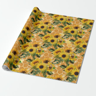 Sonnenblumengeschenke | Mach es wie eine Sonnenblu Geschenkpapier