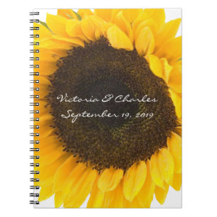 Sonnenblumengeschenke Notizblock