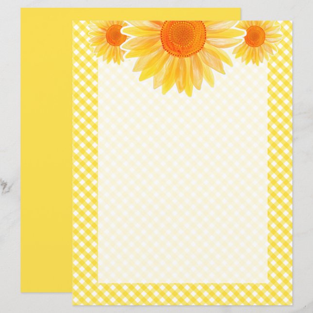 Sonnenblumengeschirr (Vorne/Hinten)