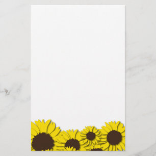 Sonnenblumengeschirr Briefpapier