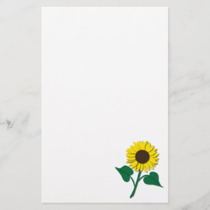 Sonnenblumengeschoss Briefpapier