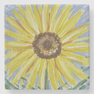 Sonnenblumengestein-Untersetzer Steinuntersetzer