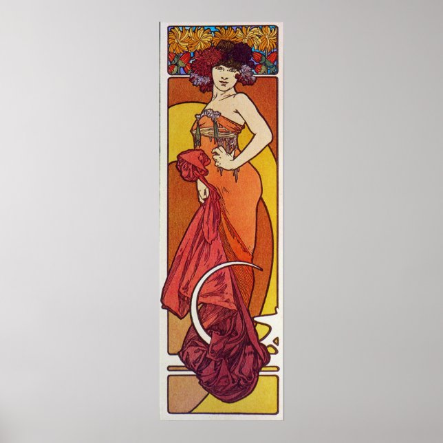 Sonnenblumengöttin Poster (Vorne)