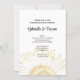 Sonnenblumengrafik Hochzeitsessen Probe Einladung (Vorderseite)