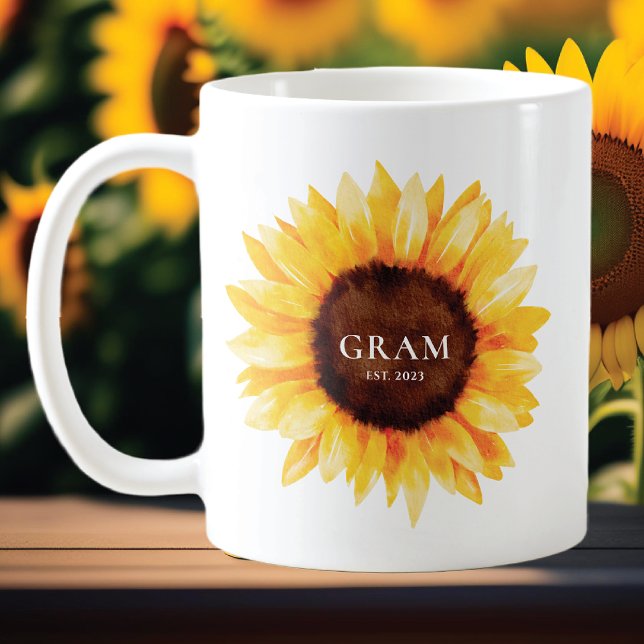 Sonnenblumengram Kaffeetasse (Von Creator hochgeladen)