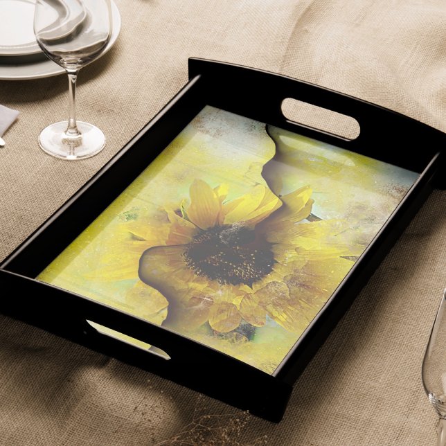 Sonnenblumengrunge | Entpackte Papiertüte Seidenpapier (Von Creator hochgeladen)