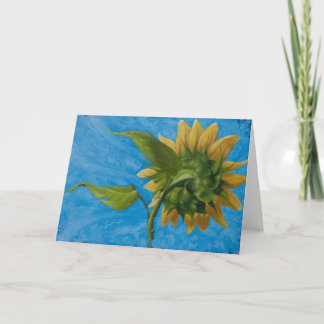 Sonnenblumengrüße und Notecard Karte
