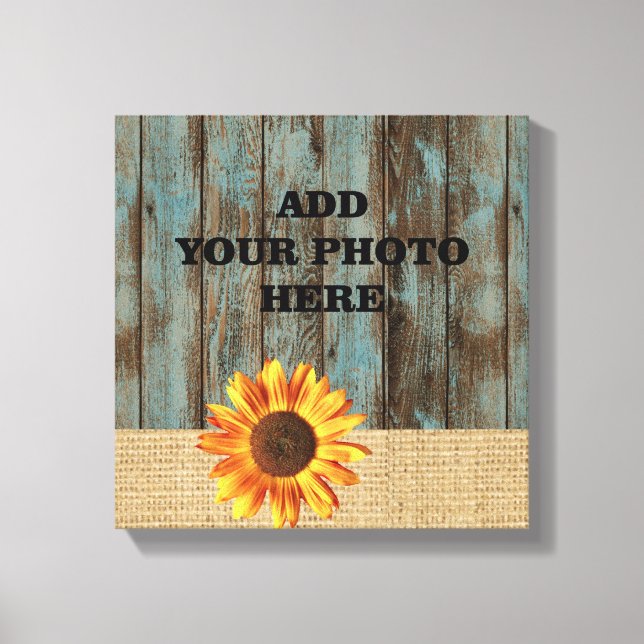 Sonnenblumenhain Leinwanddruck (Vorderseite)