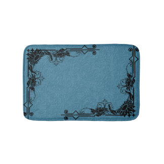 Sonnenblumenhain und Kosmische Katze Badematte