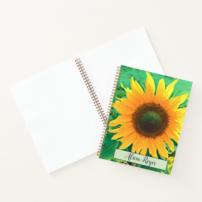 Sonnenblumenheft Notizbuch (Innenseite)