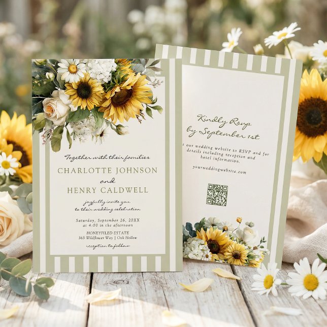 Sonnenblumenhochzeit Einladung (Von Creator hochgeladen)