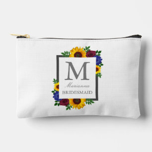 Sonnenblumenhochzeit Rose Zubehörtasche