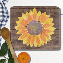 Sonnenblumenholz Schneidebrett