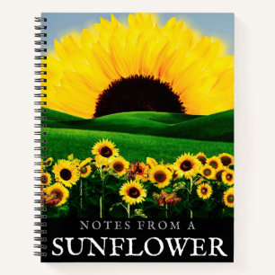 SONNENBLUMENHÜGEL NOTIZBUCH