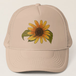 Sonnenblumenhut Truckerkappe