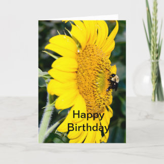 Sonnenblumenkarte Karte