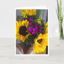 Sonnenblumenkarte Karte